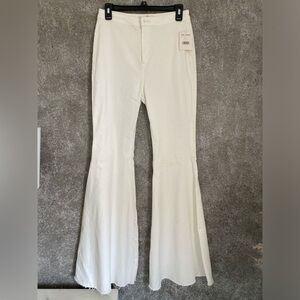 We The Free People just float on flare stretch winter white